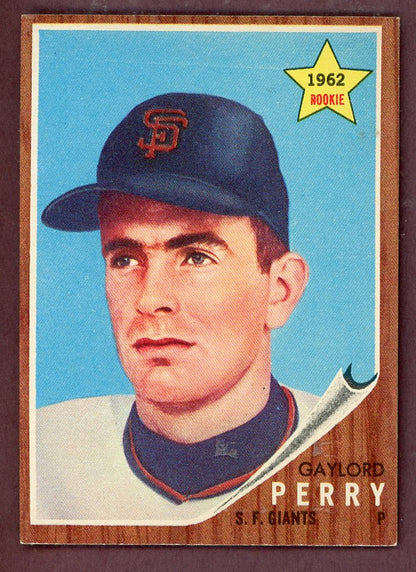 1962 Topps Baseball #199 Gaylord Perry Giants EX-MT 564567