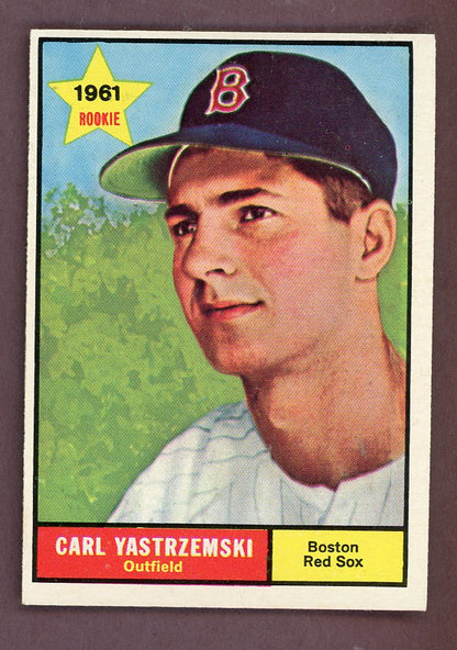 1961 Topps Baseball #287 Carl Yastrzemski Red Sox EX-MT 564578
