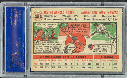 1956 Topps Baseball #253 Irv Noren Yankees PSA 5 EX 564665