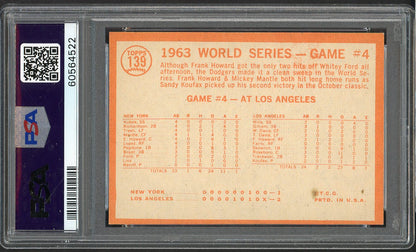 1964 Topps Baseball #139 World Series Game 4 PSA 7 NM 564679