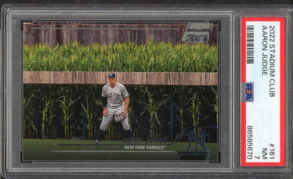 2022 Stadium Club #161 Aaron Judge Yankees PSA 7 NM 564681