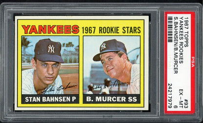 1967 Topps Baseball #093 Bobby Murcer Yankees PSA 6 EX-MT 564683