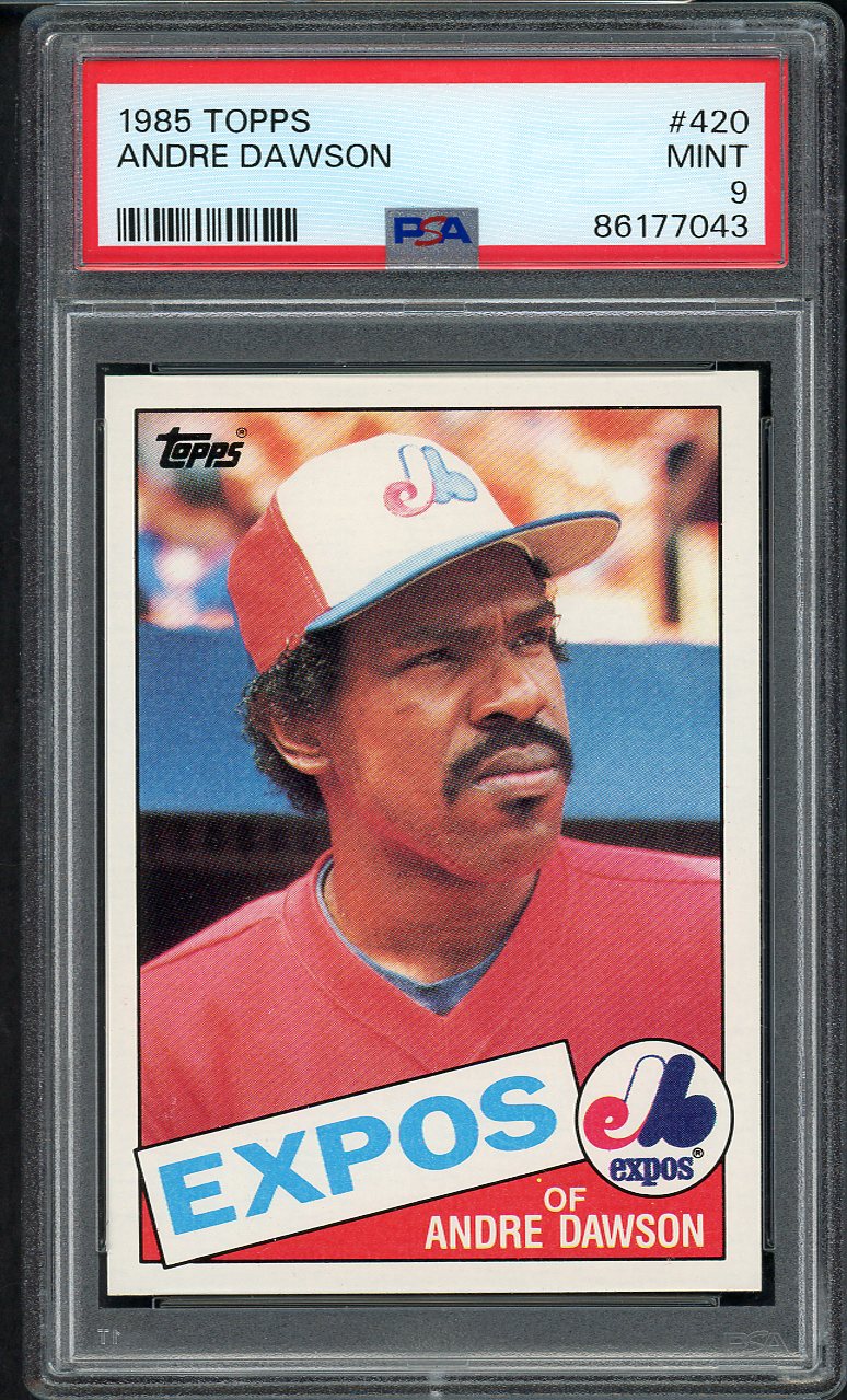 1985 Topps #420 Andre Dawson Expos PSA 9 MINT 564751
