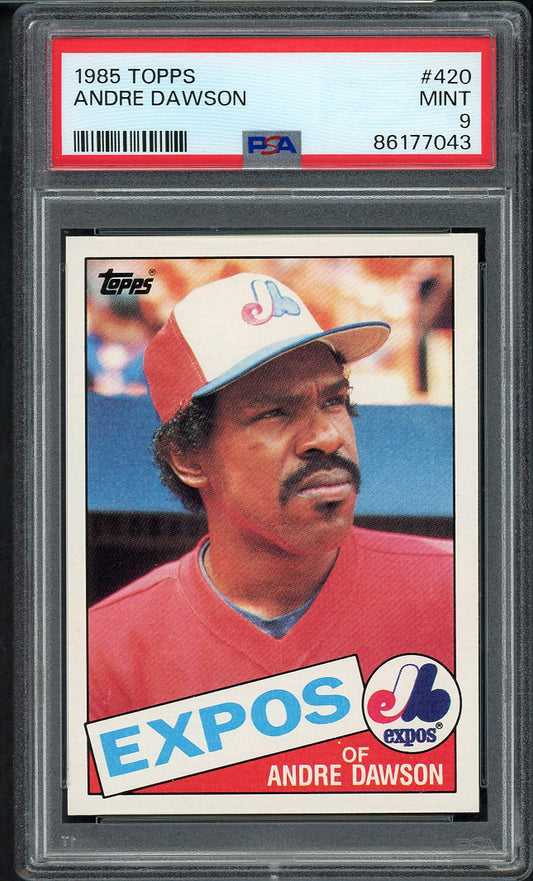 1985 Topps #420 Andre Dawson Expos PSA 9 MINT 564751