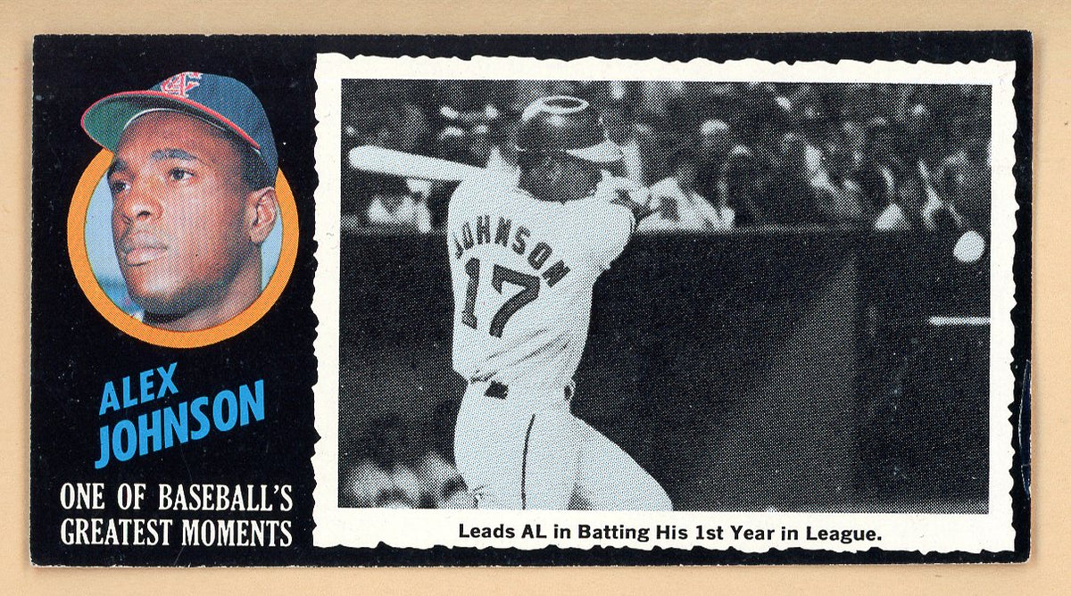 1971 Topps Baseball Greatest Moments #017 Alex Johnson Angels EX 564829