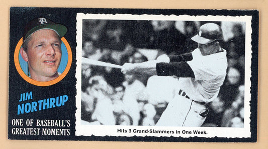 1971 Topps Baseball Greatest Moments #021 Jim Northrup Tigers EX 564833