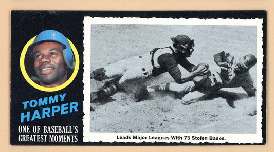 1971 Topps Baseball Greatest Moments #042 Tommy Harper Mariners EX-MT 564854