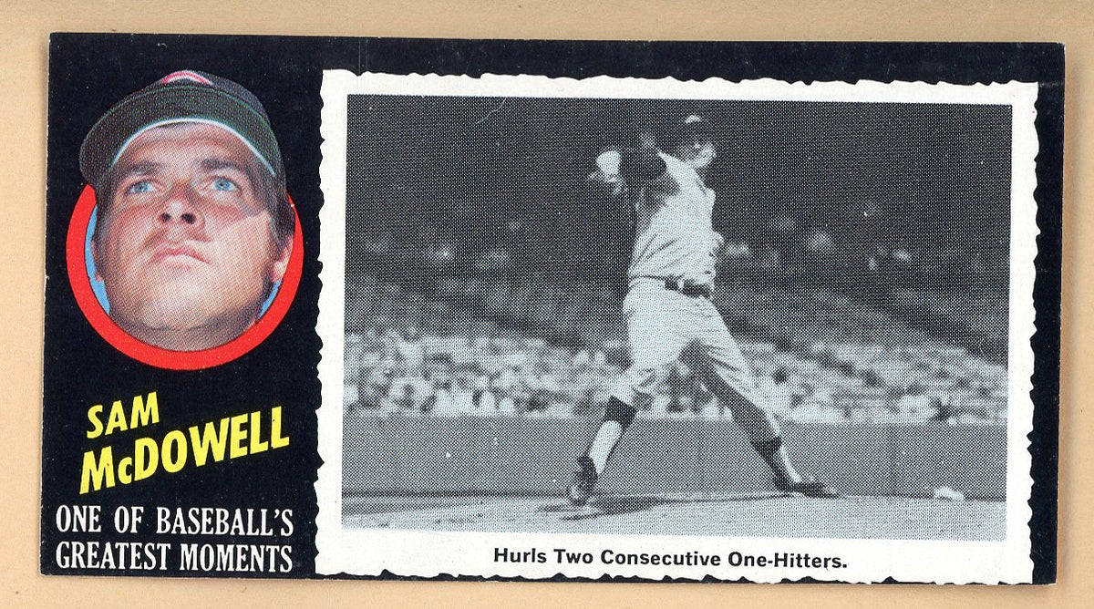 1971 Topps Baseball Greatest Moments #050 Sam McDowell Indians VG-EX 564862