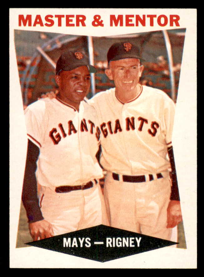 1960 Topps Baseball #  7 Willie Mays Bill Rigney NR-MT 564869