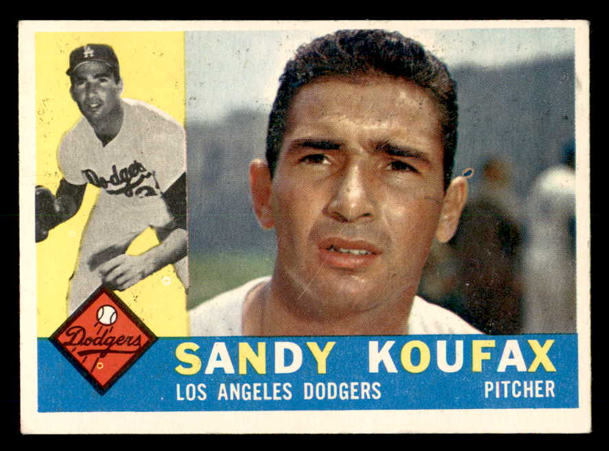 1960 Topps Baseball #343 Sandy Koufax Dodgers VG-EX 564871