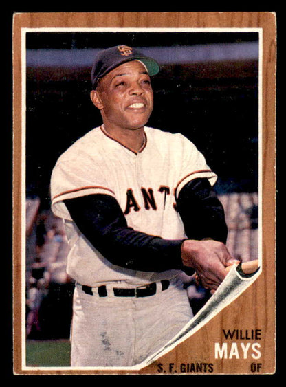 1962 Topps Baseball #300 Willie Mays Giants EX 564873