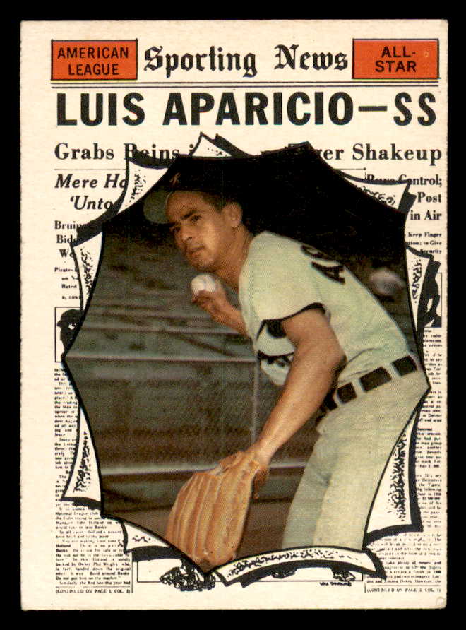 1961 Topps Baseball #574 Luis Aparicio A.S. White Sox EX-MT 564880