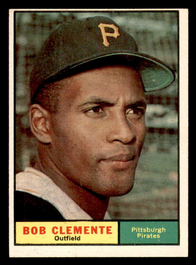 1961 Topps Baseball #388 Roberto Clemente Pirates EX-MT 564881
