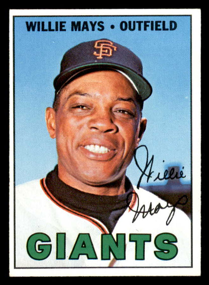 1967 Topps Baseball #200 Willie Mays Giants EX+/EX-MT 564891