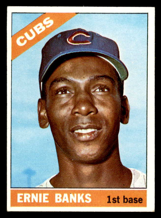 1966 Topps Baseball #110 Ernie Banks Cubs EX-MT 564903
