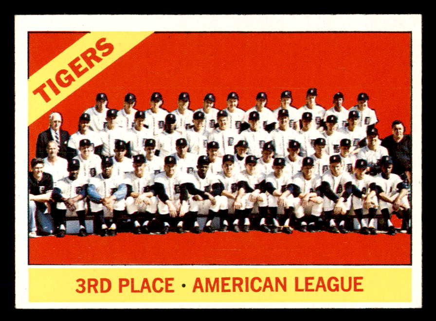 1966 Topps Baseball #583 Detroit Tigers Team EX-MT 564912