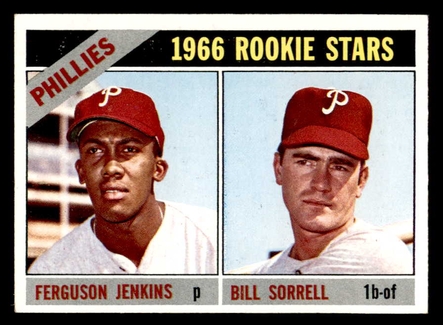 1966 Topps Baseball #254 Fergie Jenkins Phillies EX-MT 564913
