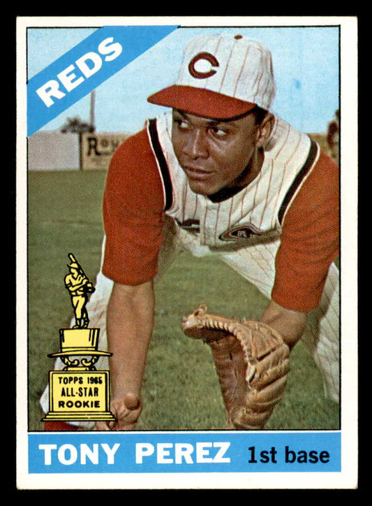 1966 Topps Baseball # 72 Tony Perez Reds EX+/EX-MT 564914