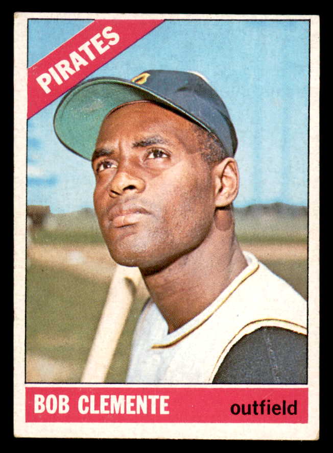1966 Topps Baseball #300 Roberto Clemente Pirates EX 564915
