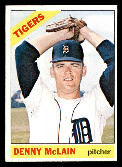 1966 Topps Baseball #540 Denny McLain Tigers EX 564916