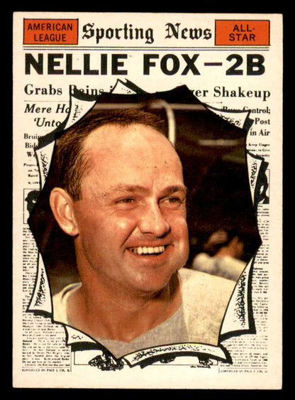 1961 Topps Baseball #570 Nellie Fox A.S. White Sox NR-MT 564918