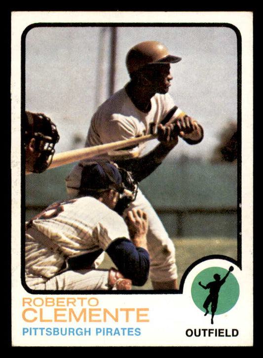 1973 Topps Baseball # 50 Roberto Clemente Pirates EX+/EX-MT 564930