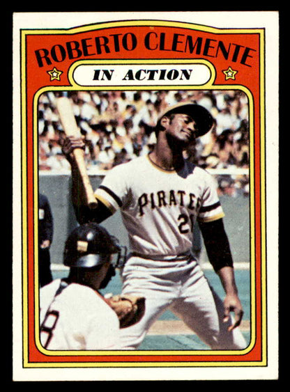 1972 Topps Baseball #310 Roberto Clemente IA Pirates EX-MT 564931