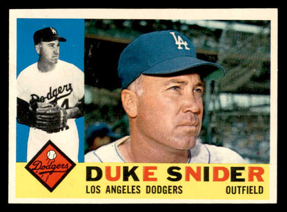1960 Topps Baseball #493 Duke Snider Dodgers EX-MT 564935