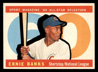 1960 Topps Baseball #560 Ernie Banks A.S. Cubs EX-MT 564938