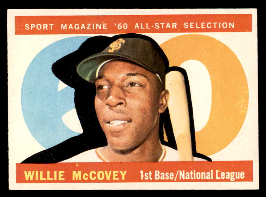 1960 Topps Baseball #554 Willie McCovey A.S. Giants NR-MT 564941