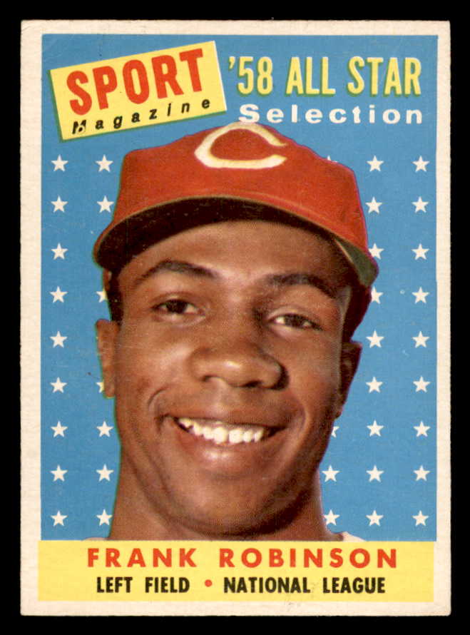 1958 Topps Baseball #484 Frank Robinson A.S. Reds EX-MT 564945