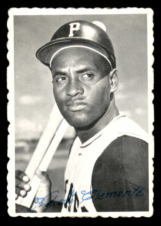 1969 Topps Baseball Deckle Edge # 27 Roberto Clemente Pirates EX-MT 564947
