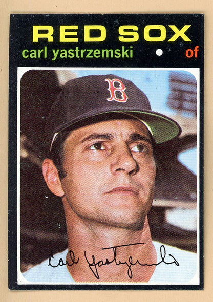 1971 Topps Baseball #530 Carl Yastrzemski Red Sox EX-MT 564957