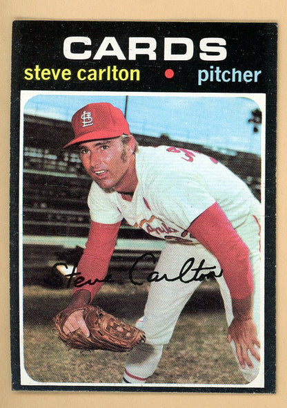 1971 Topps Baseball # 55 Steve Carlton Cardinals EX-MT 564960