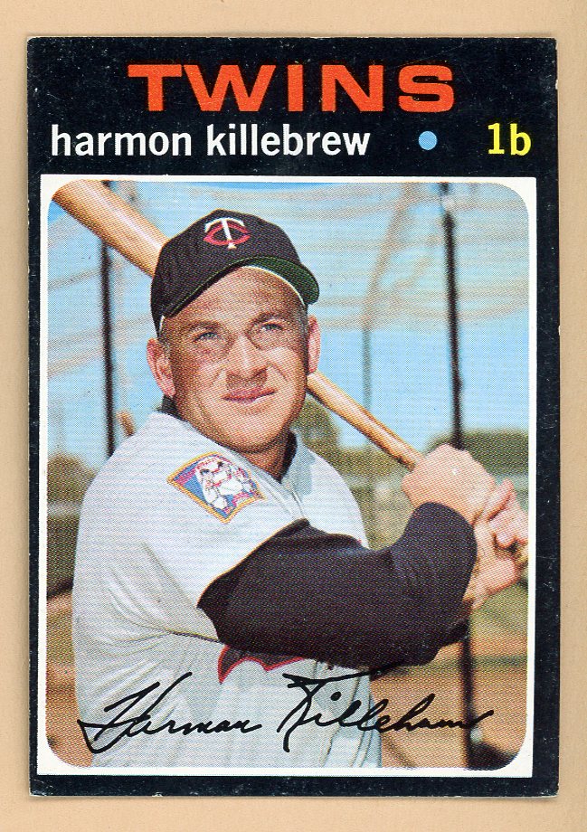 1971 Topps Baseball #550 Harmon Killebrew Twins EX+/EX-MT 564968