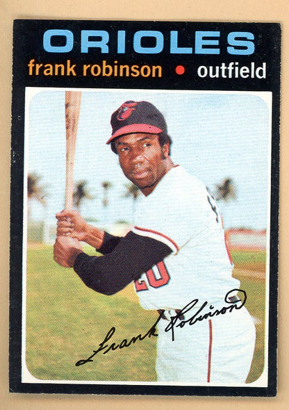 1971 Topps Baseball #640 Frank Robinson Orioles EX+/EX-MT 564969