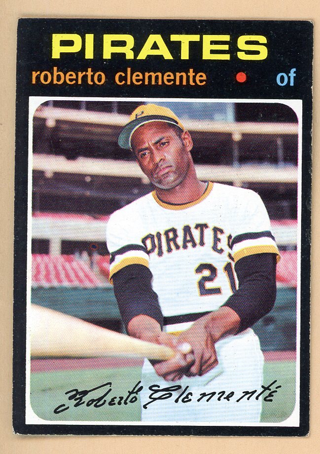 1971 Topps Baseball #630 Roberto Clemente Pirates EX 564975