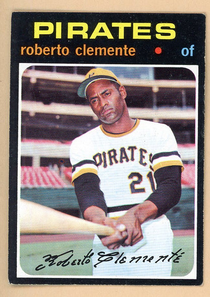1971 Topps Baseball #630 Roberto Clemente Pirates EX 564975