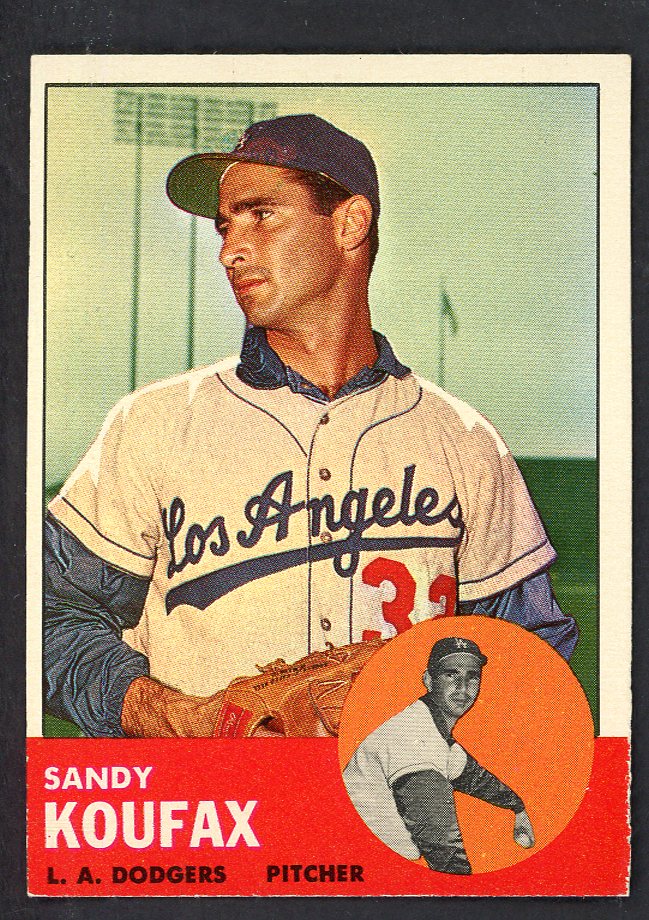 1963 Topps Baseball #210 Sandy Koufax Dodgers EX-MT 564978