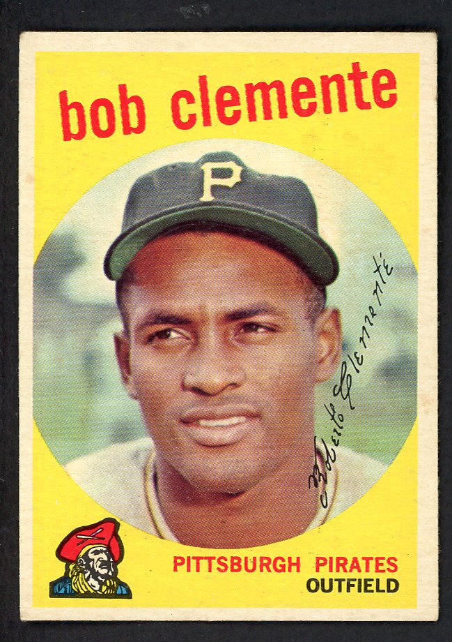 1959 Topps Baseball #478 Roberto Clemente Pirates EX 564981