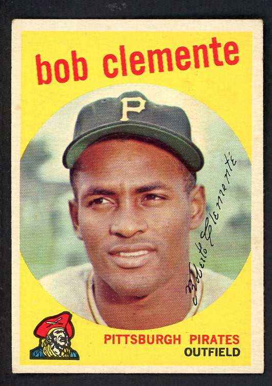 1959 Topps Baseball #478 Roberto Clemente Pirates EX 564981