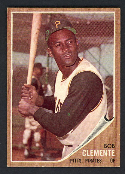 1962 Topps Baseball #010 Roberto Clemente Pirates EX-MT 564982