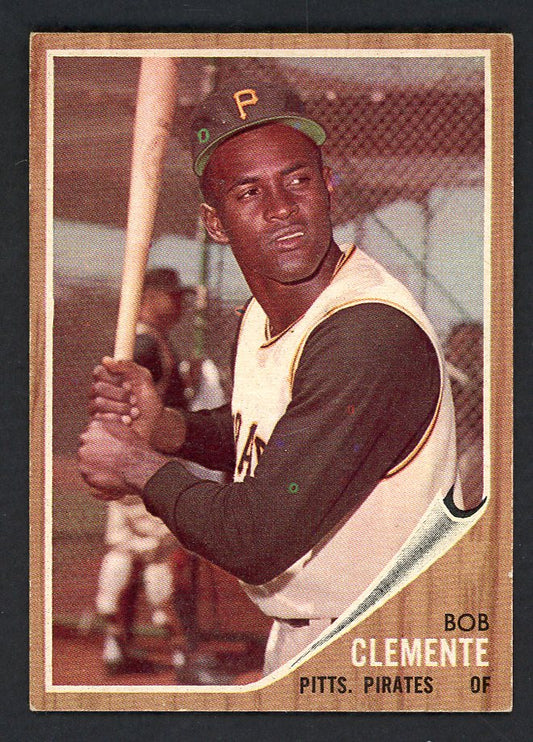 1962 Topps Baseball # 10 Roberto Clemente Pirates EX-MT 564982