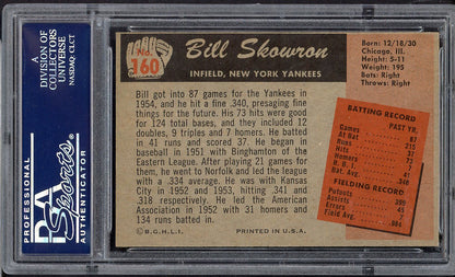 1955 Bowman Baseball #160 Bill Skowron Yankees PSA 6 EX-MT 564987