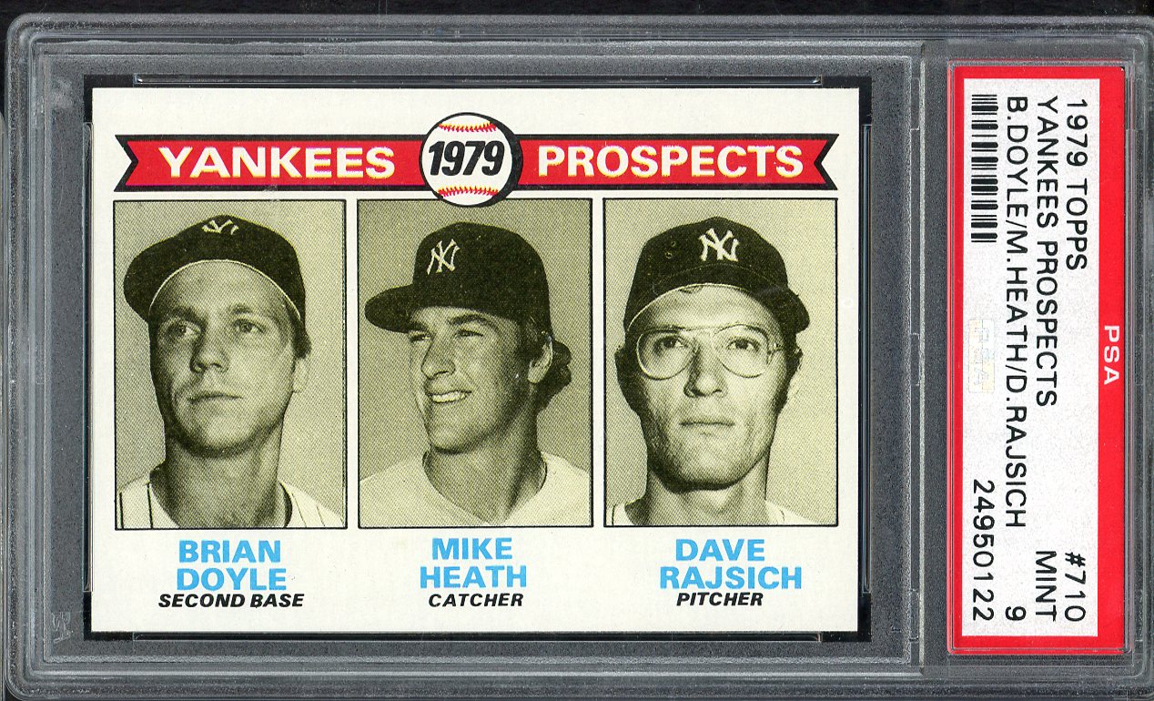 1979 Topps Baseball #710 Brian Doyle Yankees PSA 9 MINT 564995