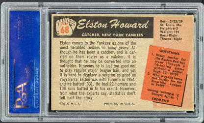 1955 Bowman Baseball # 68 Elston Howard Yankees PSA 6 EX-MT 565001