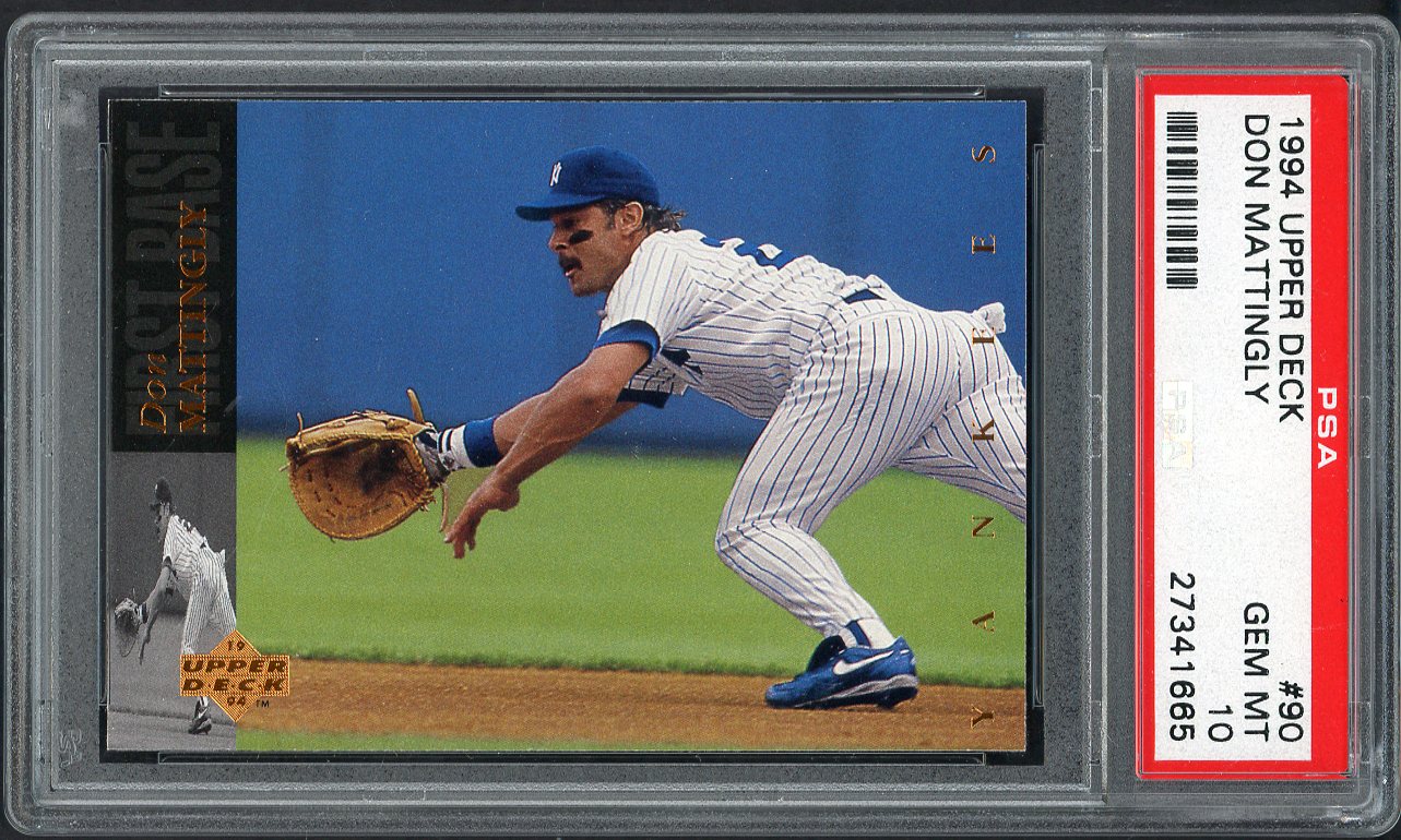 1994 Upper Deck # 90 Don Mattingly Yankees PSA 10 GEM MINT 565009