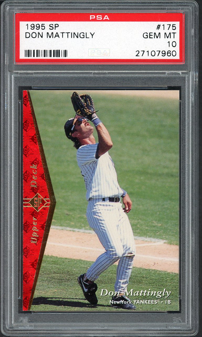 1995 SP #175 Don Mattingly Yankees PSA 10 GEM MINT 565021