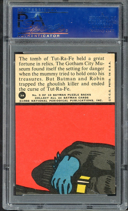 1966 Batman A Series #3A Menacing Mummy PSA 7 NM 565143