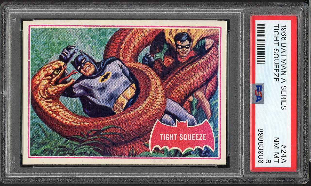 1966 Batman A Series #24A Tight Squeeze PSA 8 NM/MT 565145
